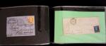 1849-1900, Lot de 75 lettres et cartes dont 15c vert