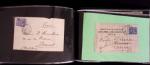 1849-1900, Lot de 75 lettres et cartes dont 15c vert