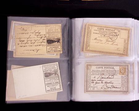 1875-1900, Lot de 69 cartes précurseurs et autres