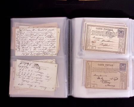 1875-1900, Lot de 69 cartes précurseurs et autres