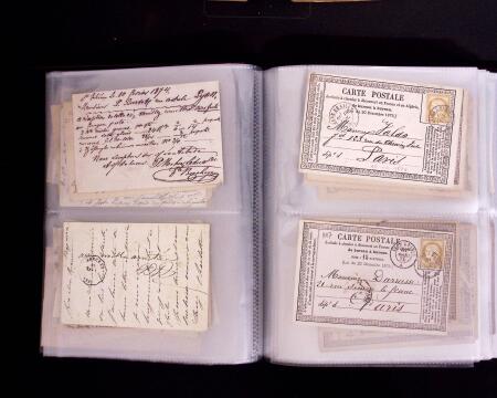 1875-1900, Lot de 69 cartes précurseurs et autres