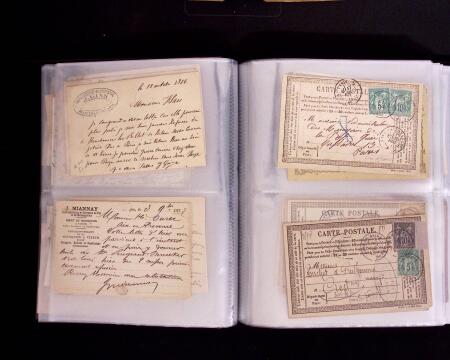 1875-1900, Lot de 69 cartes précurseurs et autres
