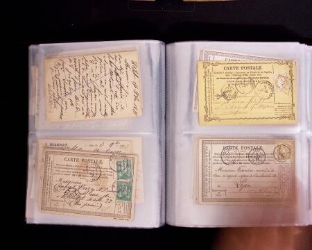 1875-1900, Lot de 69 cartes précurseurs et autres