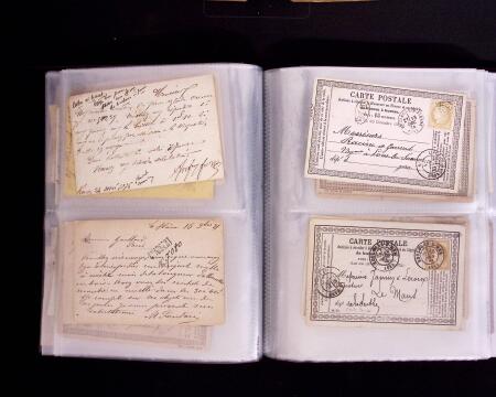 1875-1900, Lot de 69 cartes précurseurs et autres
