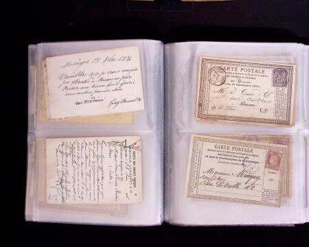 1875-1900, Lot de 69 cartes précurseurs et autres