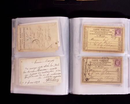 1875-1900, Lot de 69 cartes précurseurs et autres