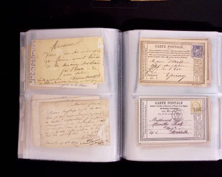 1875-1900, Lot de 69 cartes précurseurs et autres