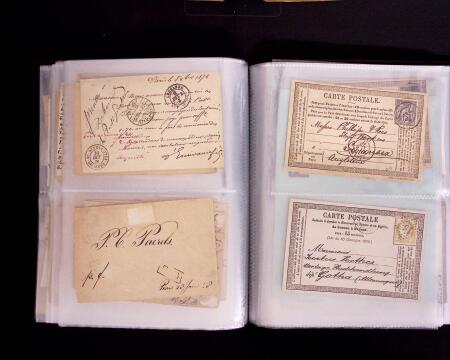 1875-1900, Lot de 69 cartes précurseurs et autres