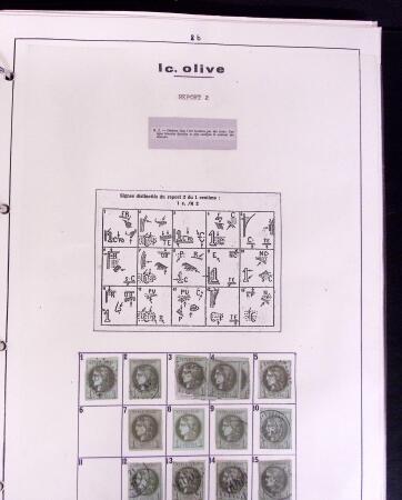 1870-71 Collection de Bordeaux en un album avec principalement