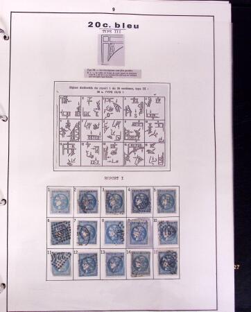 1870-71 Collection de Bordeaux en un album avec principalement