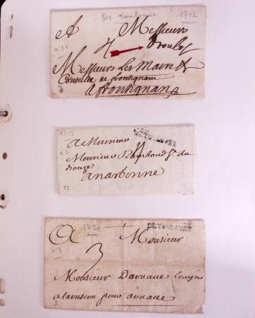 1712-1853 Marques postales de TOULOUSE et de l'Ariège,