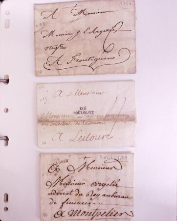 1712-1853 Marques postales de TOULOUSE et de l'Ariège,