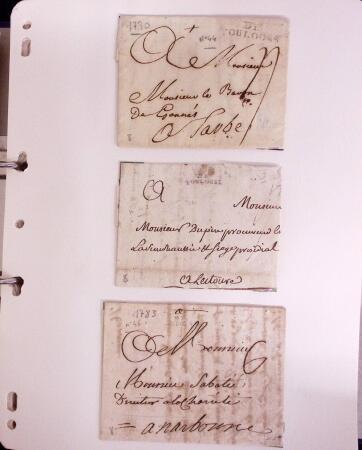 1712-1853 Marques postales de TOULOUSE et de l'Ariège,