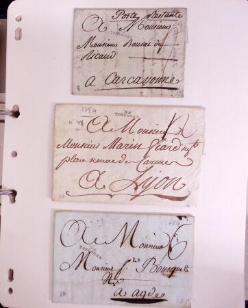 1712-1853 Marques postales de TOULOUSE et de l'Ariège,