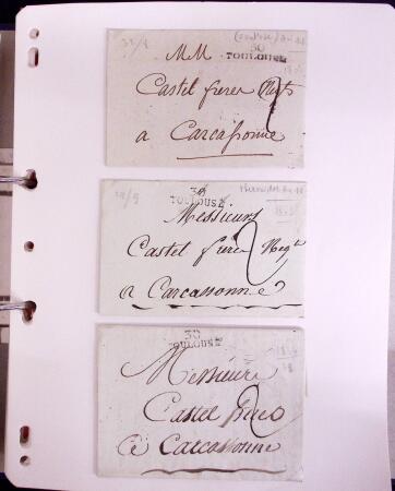 1712-1853 Marques postales de TOULOUSE et de l'Ariège,