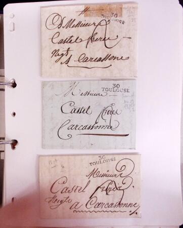1712-1853 Marques postales de TOULOUSE et de l'Ariège,