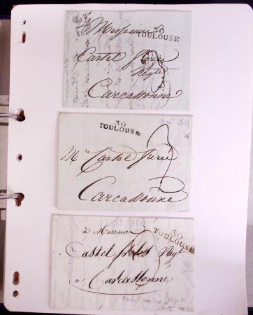 1712-1853 Marques postales de TOULOUSE et de l'Ariège,