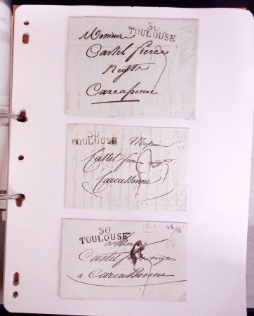 1712-1853 Marques postales de TOULOUSE et de l'Ariège,