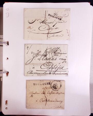 1712-1853 Marques postales de TOULOUSE et de l'Ariège,