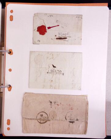 1712-1853 Marques postales de TOULOUSE et de l'Ariège,