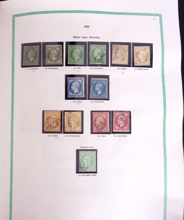 1849-1988 Remarquable collection de France en deux