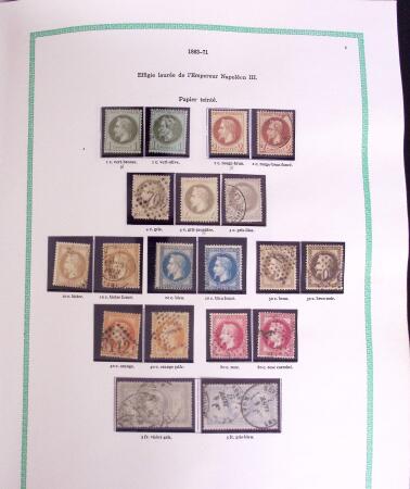 1849-1988 Remarquable collection de France en deux