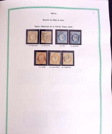 1849-1988 Remarquable collection de France en deux
