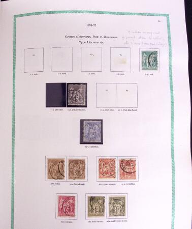 1849-1988 Remarquable collection de France en deux