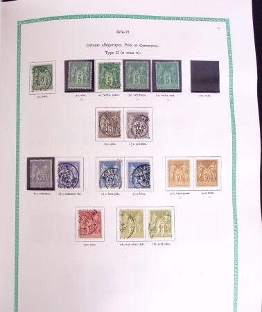 1849-1988 Remarquable collection de France en deux