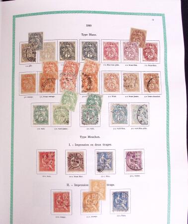 1849-1988 Remarquable collection de France en deux