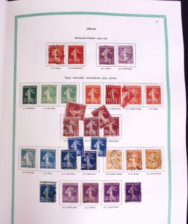 1849-1988 Remarquable collection de France en deux