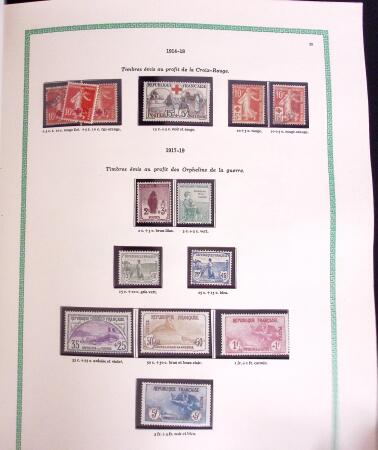 1849-1988 Remarquable collection de France en deux
