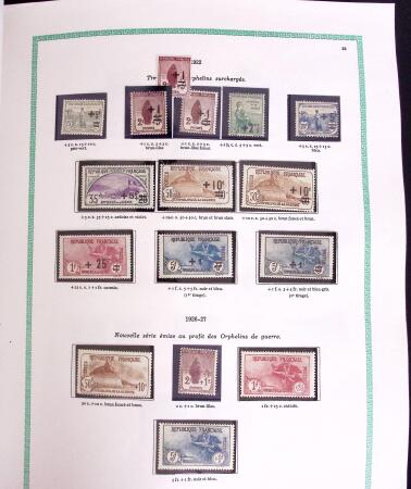 1849-1988 Remarquable collection de France en deux