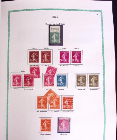 1849-1988 Remarquable collection de France en deux