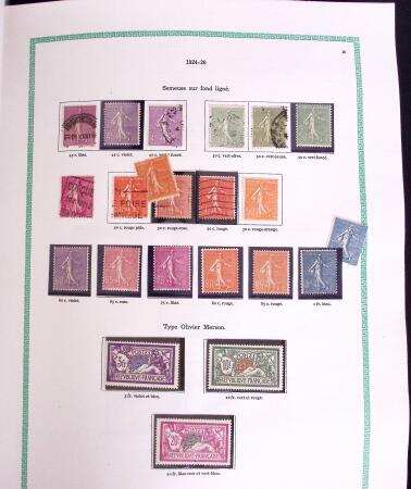 1849-1988 Remarquable collection de France en deux