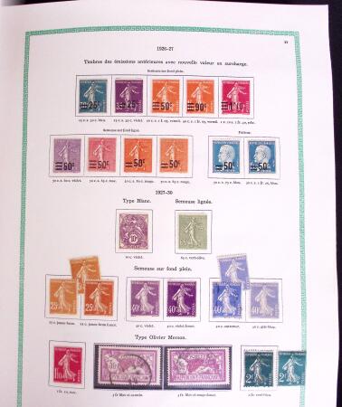 1849-1988 Remarquable collection de France en deux