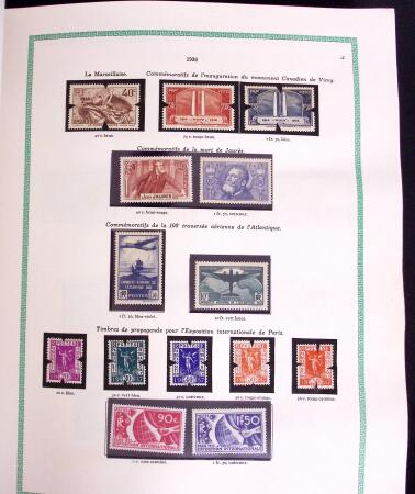 1849-1988 Remarquable collection de France en deux