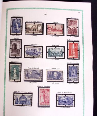 1849-1988 Remarquable collection de France en deux