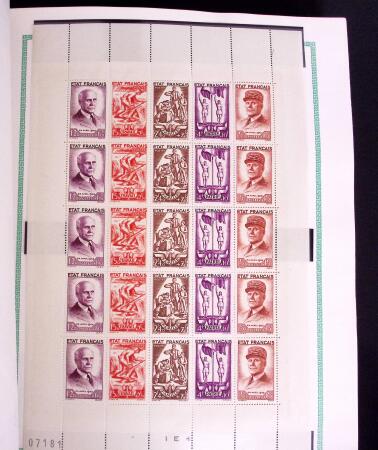 1849-1988 Remarquable collection de France en deux