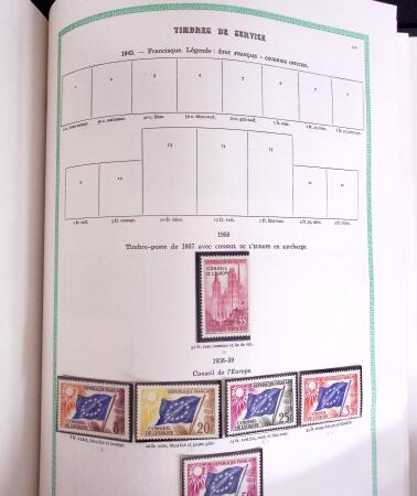 1849-1988 Remarquable collection de France en deux