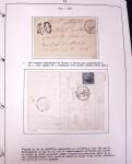 1849-1952, Étude sur les envois taxées comprenant