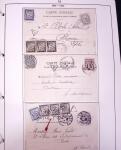 1849-1952, Étude sur les envois taxées comprenant