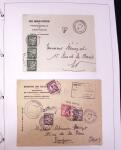 1849-1952, Étude sur les envois taxées comprenant