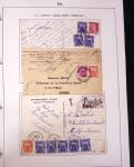 1849-1952, Étude sur les envois taxées comprenant