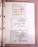 1600-1982, Collection d'histoire postale en trois albums