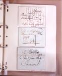 1600-1982, Collection d'histoire postale en trois albums