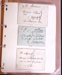 1600-1982, Collection d'histoire postale en trois albums