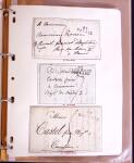1600-1982, Collection d'histoire postale en trois albums