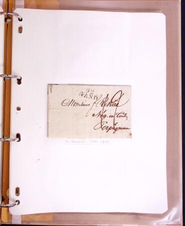 1600-1982, Collection d'histoire postale en trois albums