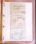 1600-1982, Collection d'histoire postale en trois albums